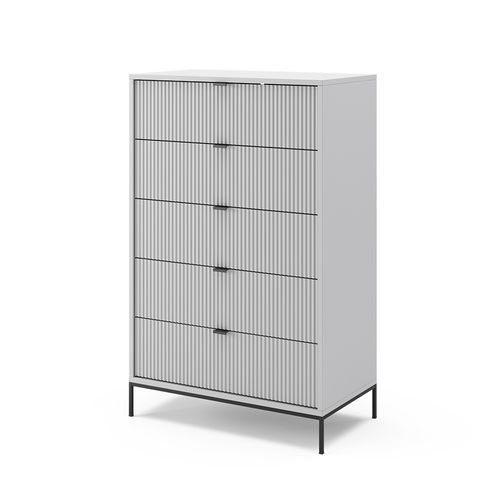 Commode Avec Tiroirs Eliza 40429 Gris 76x120cm