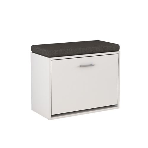 Meubles à Chaussures Georg, Blanc, 60x49.5cm Avec Support