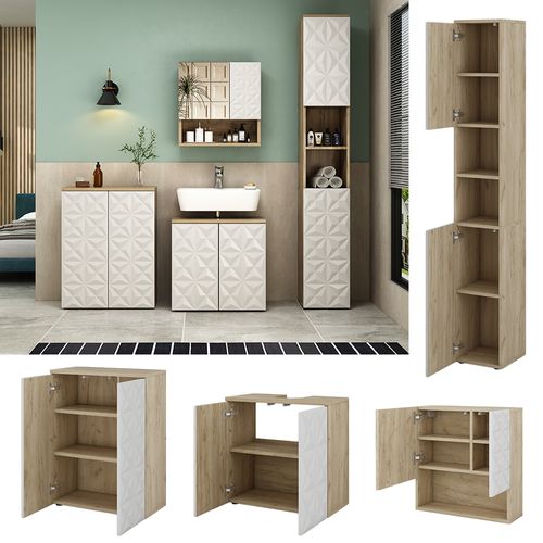 Ensemble De Meubles De Salle De Bain Edge, Blanc