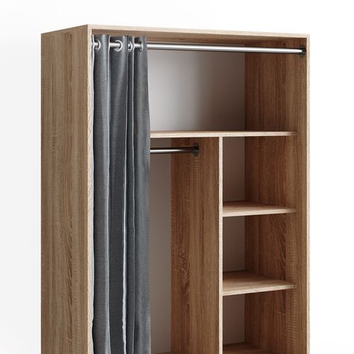 Armoire Doros 40595 Sonoma 100x146.6cm Avec Roulettes