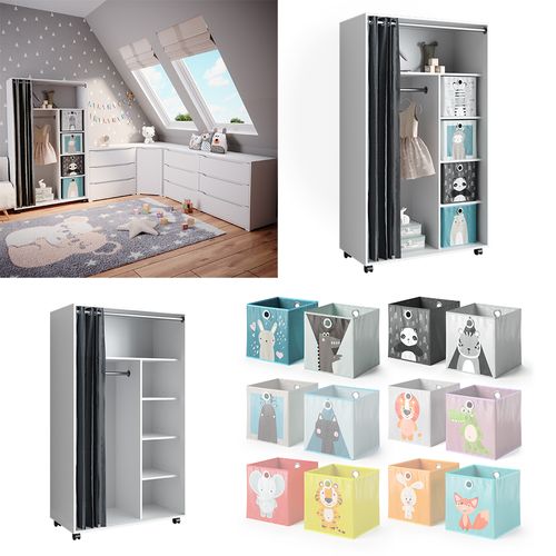 Armoire Doros 40639 Blanc 100x168cm