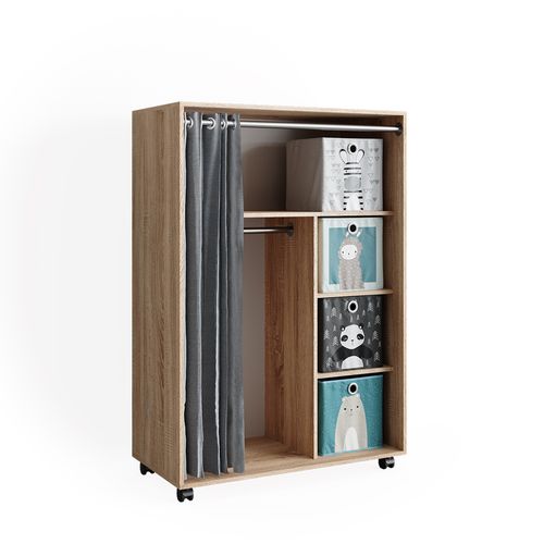 Armoire Doros 40643 Sonoma 100x146.6cm Avec Boxes Pliables