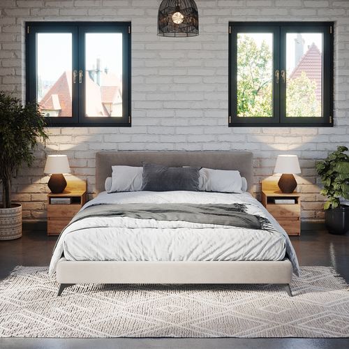 Table De Chevet Monty 40436 Chêne De Force Doré Lot De 2