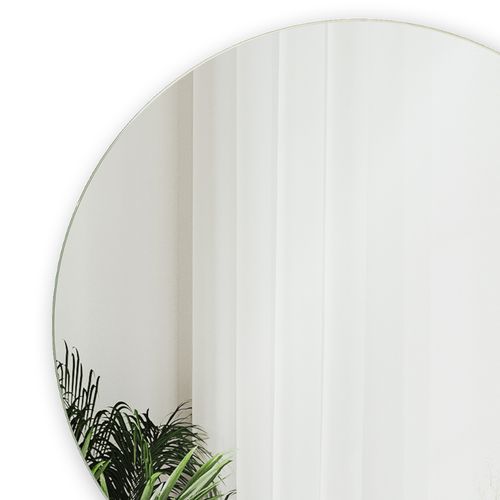 Miroir Mural Karen 40737 Blanc 60x60cm Rond
