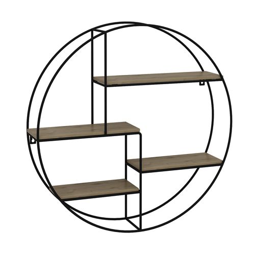 Étagère Fyrk 40687 Chêne 55x55cm Rond