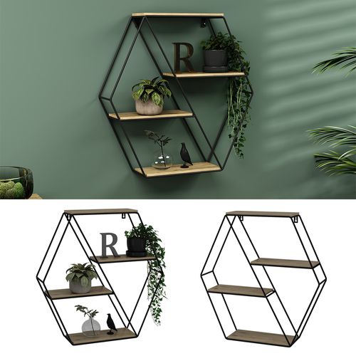 Étagère Fyrk 40688 Chêne 51x52cm Forme Dangle