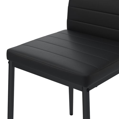 Chaise De Salle à Manger Grand 40742 Noir 42.5x48cm Lot De 4