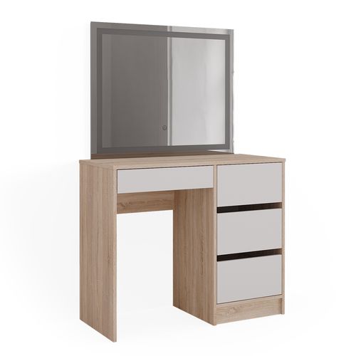 Coiffeuse Sherry 40835 Sonoma 90cm Avec Miroir LED