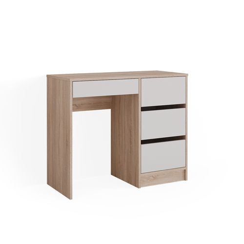 Coiffeuse Sherry 40829 Sonoma 90cm Avec 4 Tiroirs