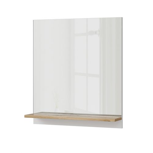 Armoire De Toilette Marelle 40828 Blanc/artisan 60x67cm Avec Étagère