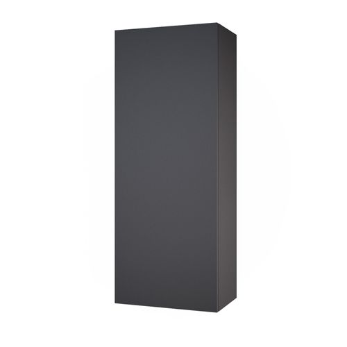 Demi Colonne De Salle De Bain Gloria, Anthracite, 33x84cm Avec 2 Étagères