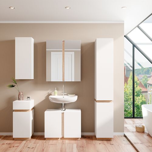 Meubles Bain Gloria 40891 Blanc 5 Pièces