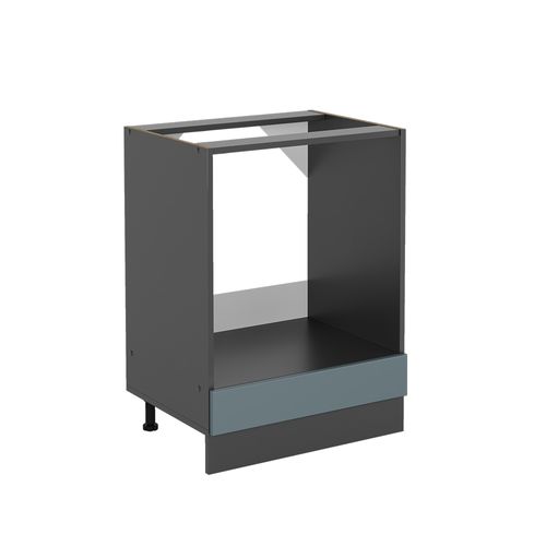 Meuble Pour Four R-line 41067 Bleu-gris 60cm Sans Pt