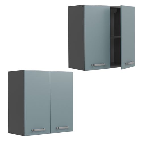 Elément Haut De Cuisine R-line 41073 Bleu-gris 60cm