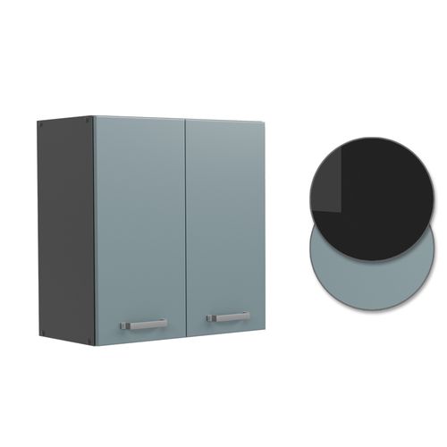 Elément Haut De Cuisine R-line 41073 Bleu-gris 60cm