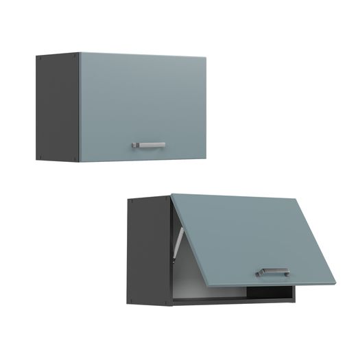 Elément Haut De Cuisine R-line 41075 Bleu-gris 60cm Plat