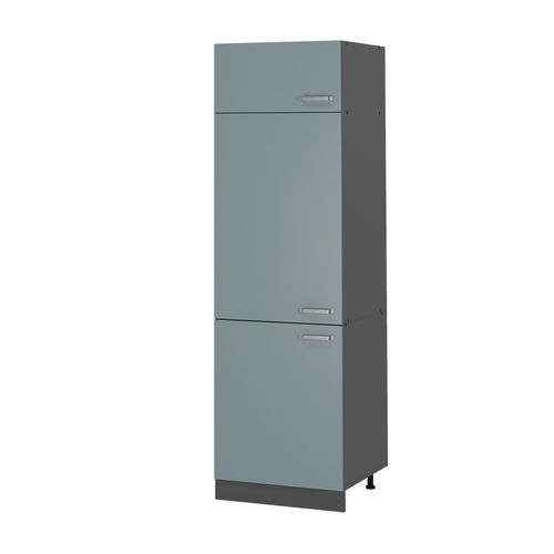 Armoire Pour Frigo R-line 41083 Bleu-gris 60cm