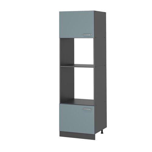 Armoire Micro-ondes R-line 41085 Bleu-gris 60cm