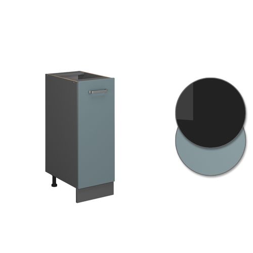 Meuble De Cuisine R-line 41181 Bleu-gris 30cm Sans Pt