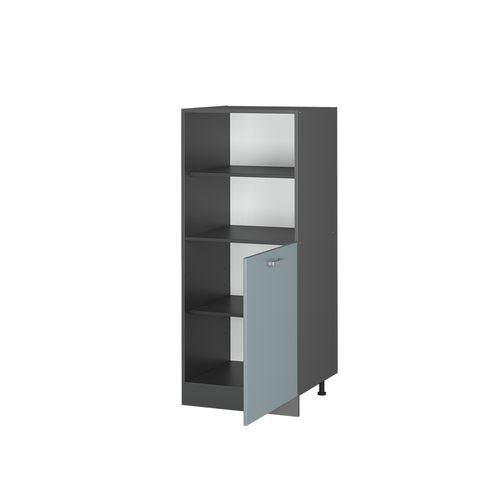 Meuble Pour Four R-line 41187 Bleu-gris 60cm