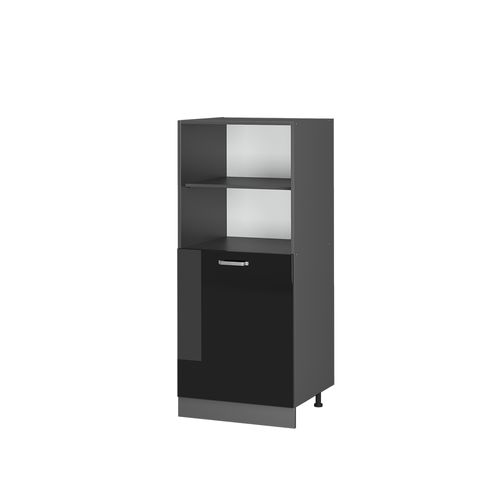 Meuble Pour Four R-line 41188 Noir Haute Brillance 60cm