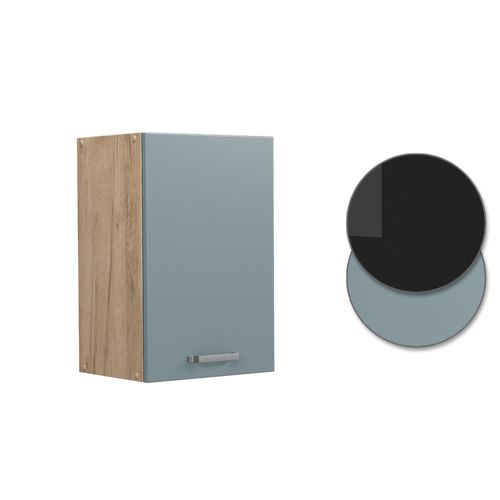 Elément Haut De Cuisine R-line 41107 Bleu-gris 40cm