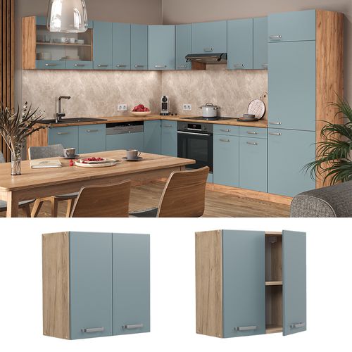 Elément Haut De Cuisine R-line 41109 Bleu-gris 60cm