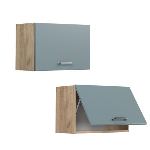 Elément Haut De Cuisine R-line 41111 Bleu-gris 60cm Plat