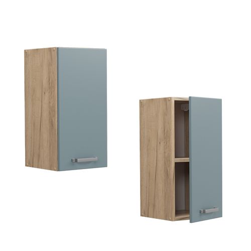 Elément Haut De Cuisine R-line 41121 Bleu-gris 30cm