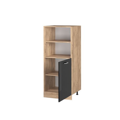 Meuble Pour Four R-line 41138 Noir Haute Brillance 60cm