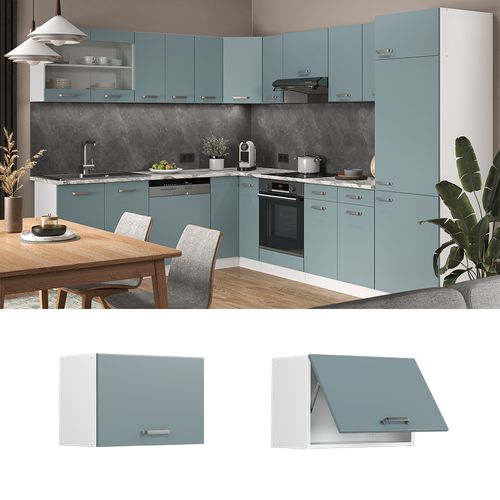 Elément Haut De Cuisine R-line 41041 Bleu-gris 60cm Plat