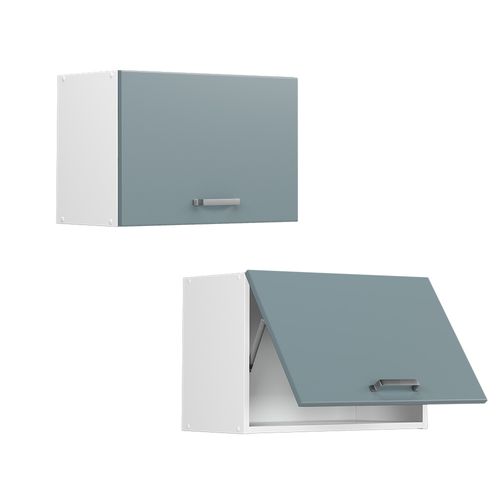 Elément Haut De Cuisine R-line 41041 Bleu-gris 60cm Plat