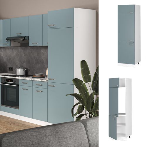 Armoire Pour Frigo R-line 41047 Bleu-gris 60cm