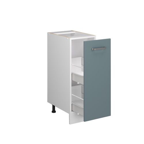 Meuble De Cuisine R-line 41159 Bleu-gris 30cm Sans Pt