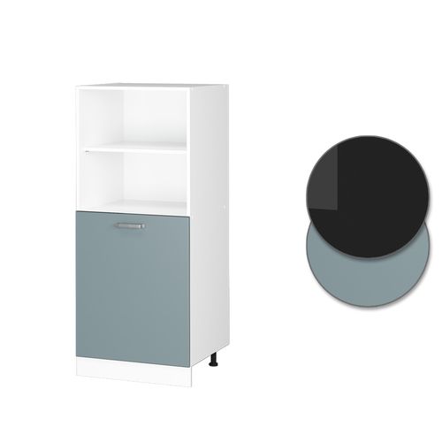 Meuble Pour Four R-line 41167 Bleu-gris 60cm