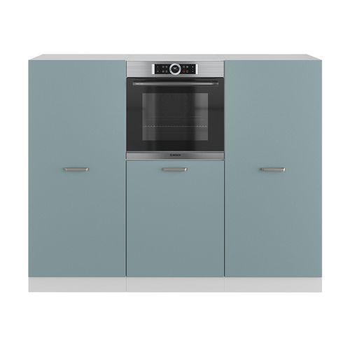 Bloc De Cuisine R-line 41007 Bleu-gris/blanc 180cm Sans Pt