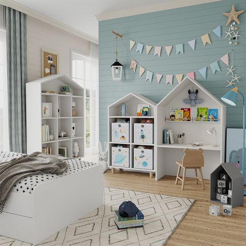 Boîte Pliante  40746 Gris (espace) 30x30cm (motif Univers)