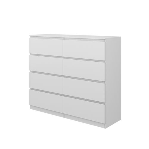 Commode  Calisto, Blanc, 120x101.5cm