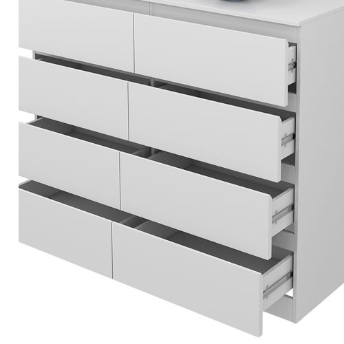 Commode  Calisto, Blanc, 120x101.5cm