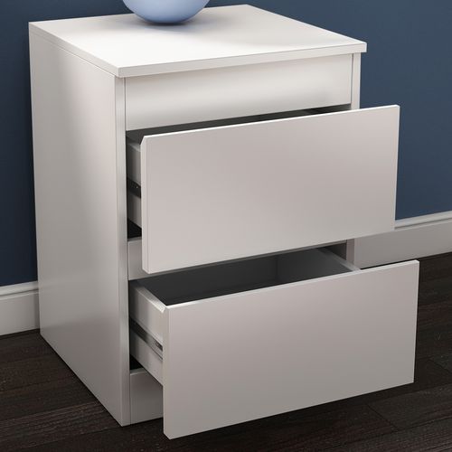 Table De Nuit Calisto 41303 Blanc 40x55cm