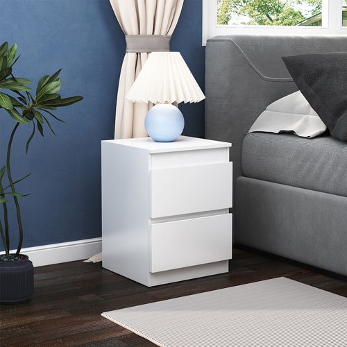 Table De Nuit Calisto 41303 Blanc 40x55cm