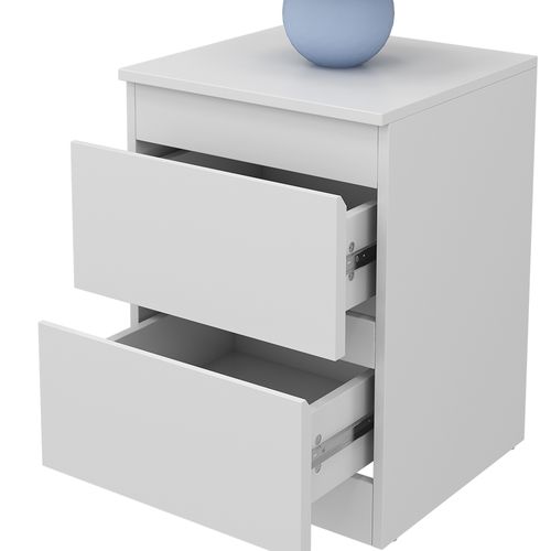 Table De Nuit Calisto 41303 Blanc 40x55cm