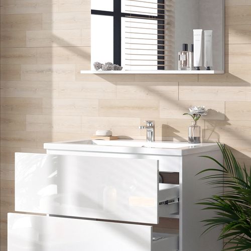 Meubles Bain Izan 41538 Blanc 3 Pièces