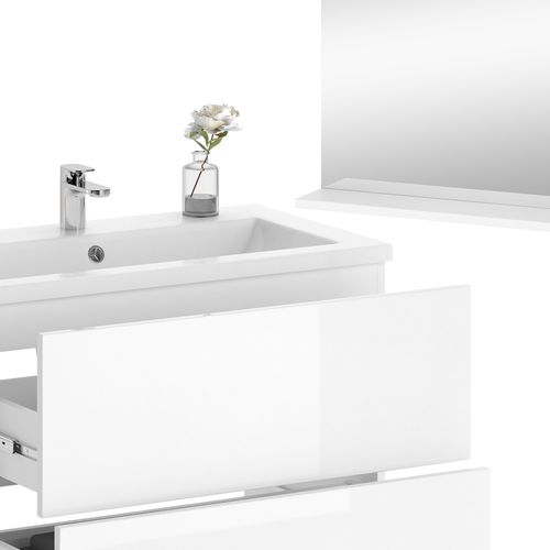 Meubles Bain Izan 41538 Blanc 3 Pièces