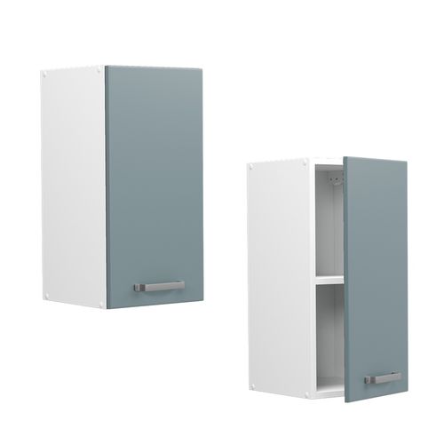 Elément Haut De Cuisine R-line 41207 Bleu-gris 30cm