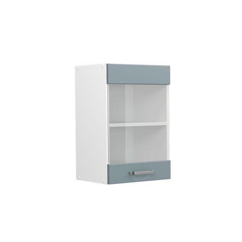 Armoire En Verre R-line 41217 Bleu-gris 40cm
