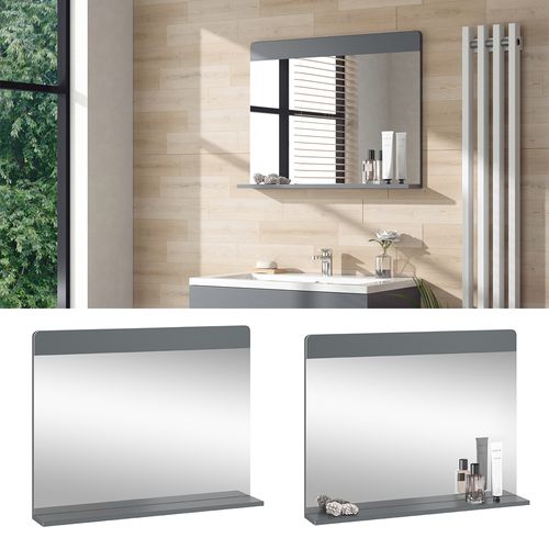 Miroir De Salle De Bain Izan 41580 Gris 80.1x62cm