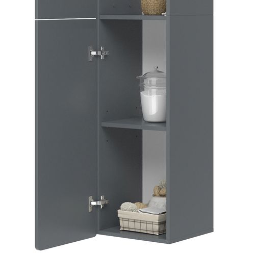 Colonne De Salle De Bain Izan, Gris, 36.6x171.6cm