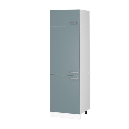 Armoire Haute Universelle R-line 41712 Bleu-gris 60cm Avec Portes