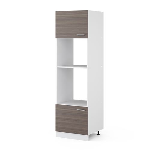Armoire Universelle R-line 41719 Gris 60cm Avec Étagères Ouvertes, Et Portes
